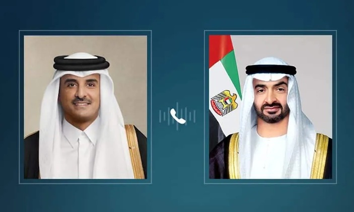 أمير قطر يهاتف الرئيس الاماراتي في ظل التوتر بين أبوظبي والرياض بشأن ملف اليمن