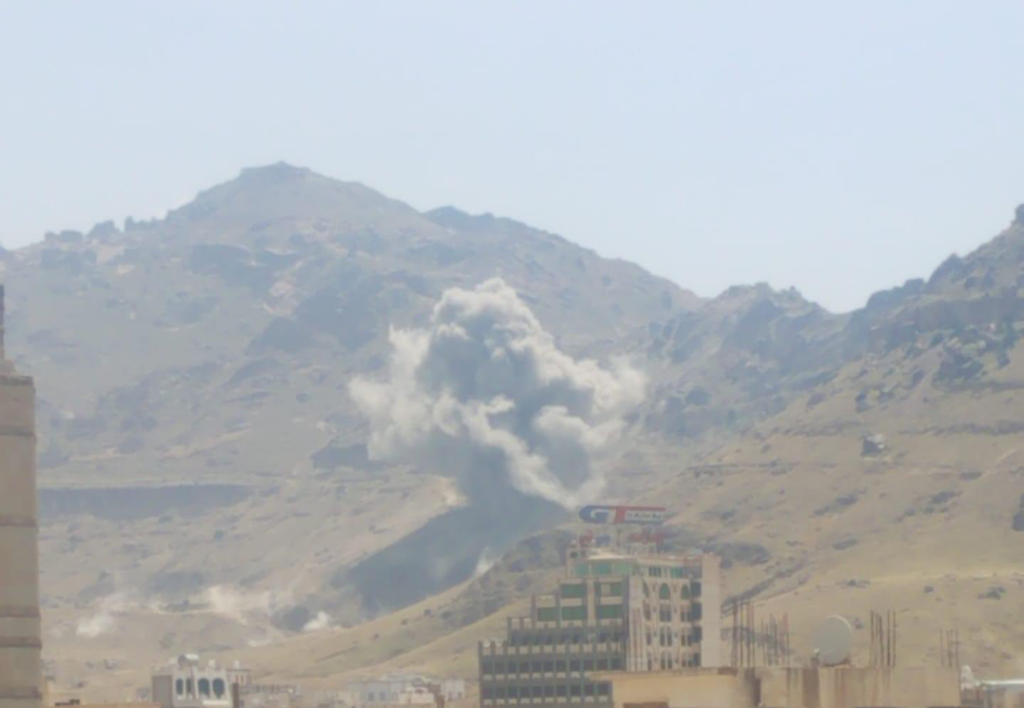 غارات جديدة للتحالف على مواقع عسكرية للحوثيين في صنعاء
