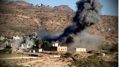 غارات للتحالف على مواقع للحوثيين في شرق صنعاء