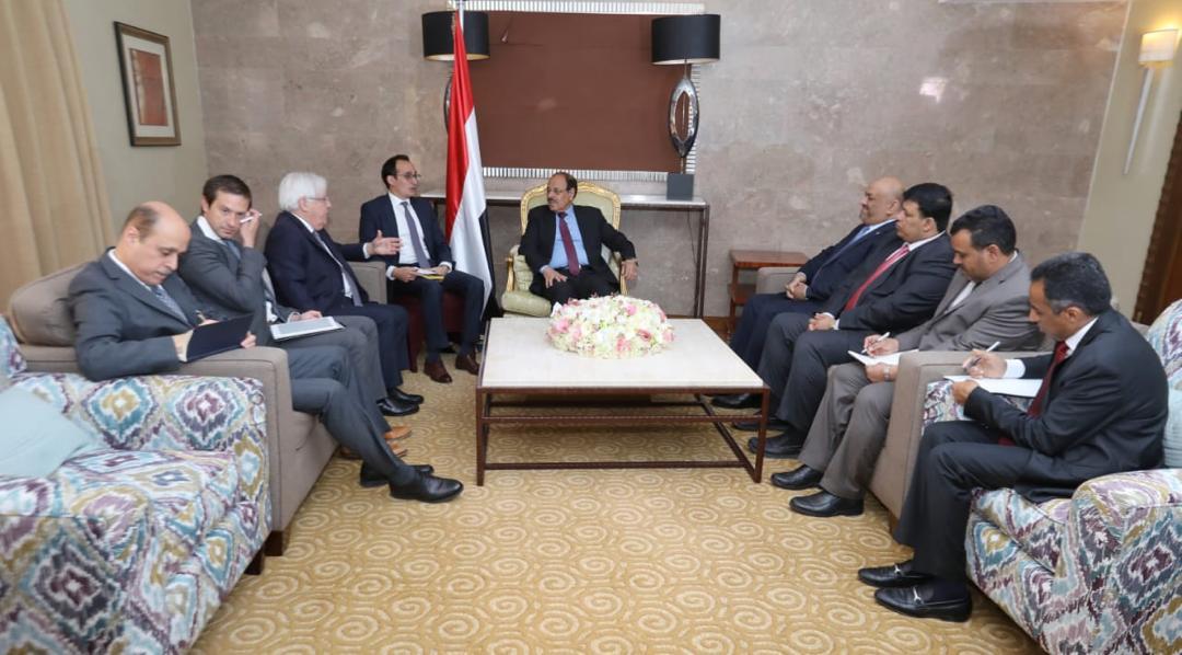 محسن يناقش مع غريفيث مستجدات اتفاق السويد وإمكانيات تنفيذه