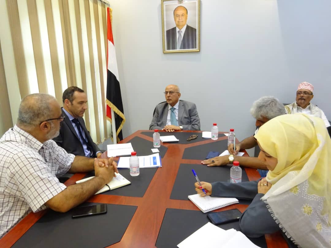 اليمن يبحث مع الـ (اوتشا) تنفيذ مشاريع دعم سبل العيش بقيمة 400 مليون دولار