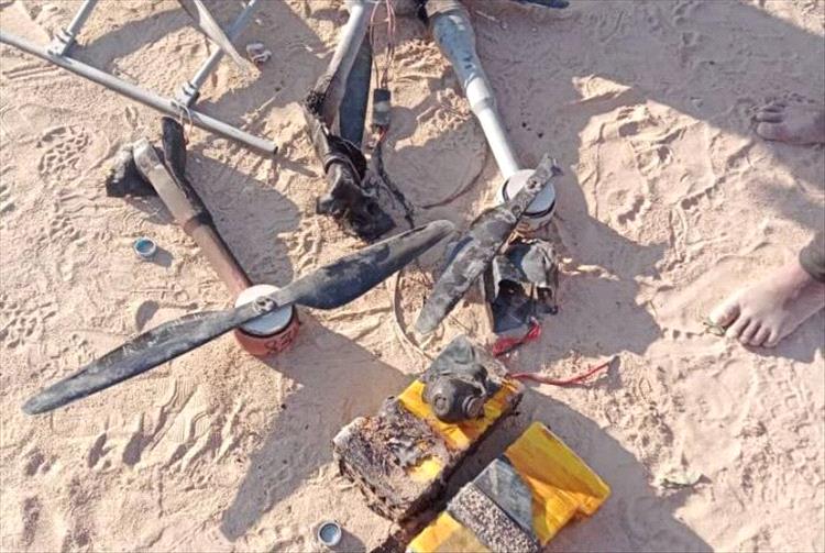 القوات الحكومية تفشل هجومًا حوثيًا بطائرة مسيّرة شمال شرقي اليمن