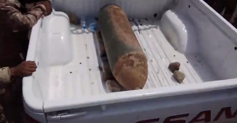 تفكيك عبوة ناسفة تزن نصف طن بغرب تعز