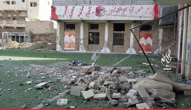 إحصائية جديدة بضحايا القصف الحوثي على ملعب النادي الأهلي بتعز