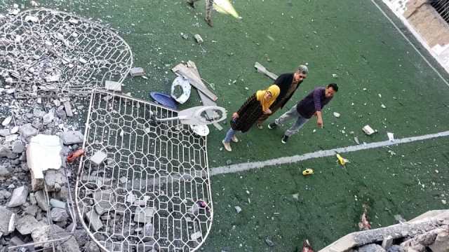 اللجنة الوطنية تستكمل نزولها الميداني للتحقيق في جريمة استهداف النادي الأهلي بتعز
