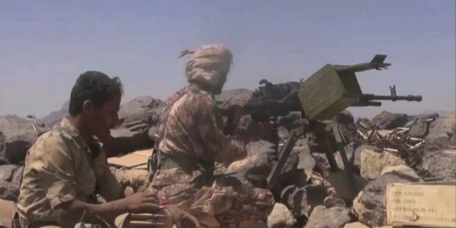 اشتعال المواجهات في الضالع والجيش الوطني يستخدم الصواريخ ضد الحوثيين 
