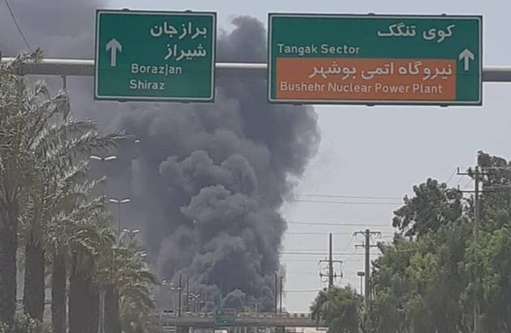 حريق في ميناء بوشهر الإيراني يطال سبع سفن (شاهد)