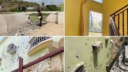 مقذوف حوثى يستهدف قرية حدودية فى جازان السعودية 