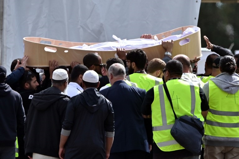 بدء مراسم دفن ضحايا مذبحة المسجدين في نيوزيلندا
