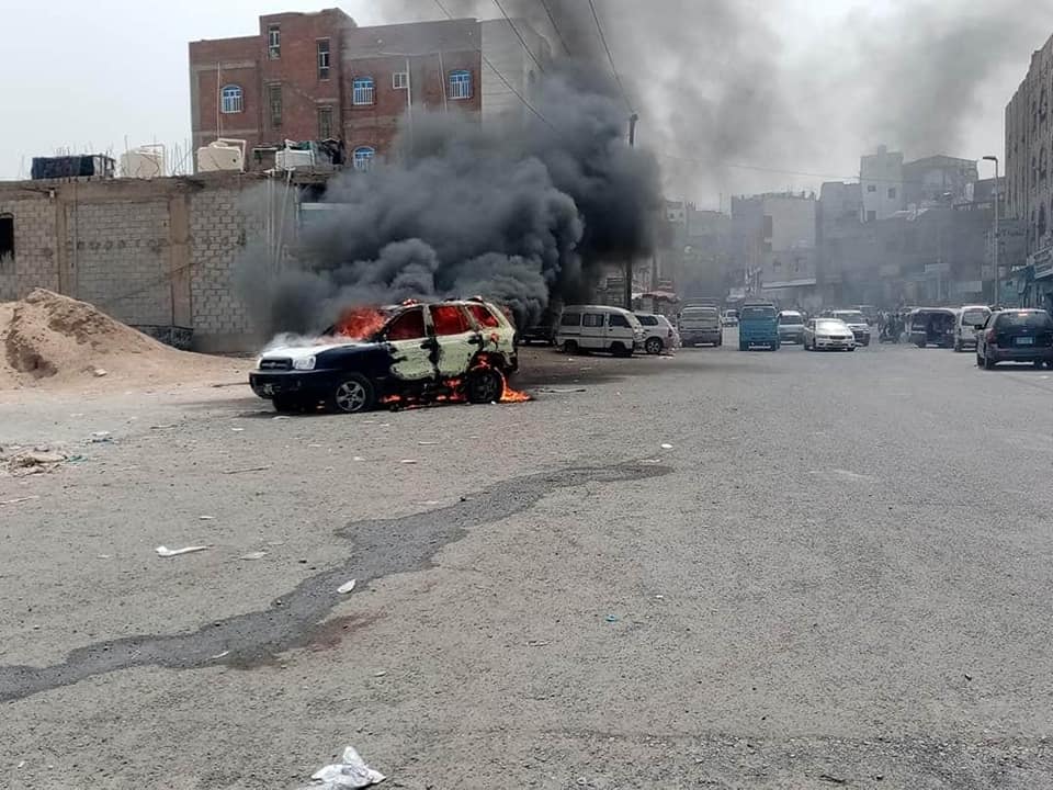 جرحى في اشتباكات بين غدر وغزوان وسط مدينة تعز