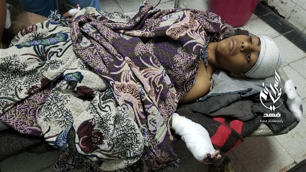 إصابة طفل جراء انفجار لغم أرضي في حي سكني شرق تعز