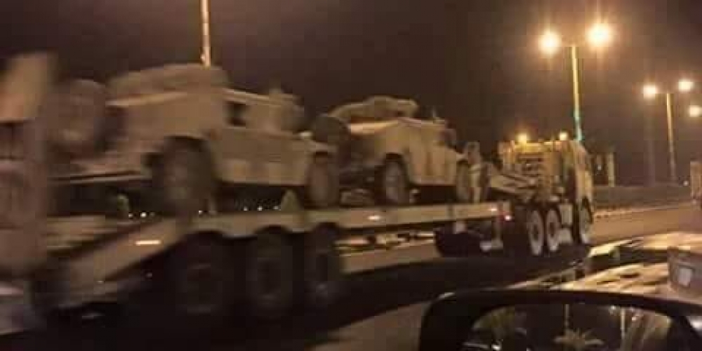 مصدر عسكري يوضح بخصوص مدرعات تابعة للتحالف وصلت عدن  
