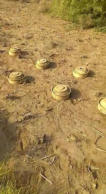 (فيديو) نجاة طفلين بأعجوبة وإصابة 5 افراد في القوات المشتركة بانفجار لغم حوثي جنوب الحديدة
