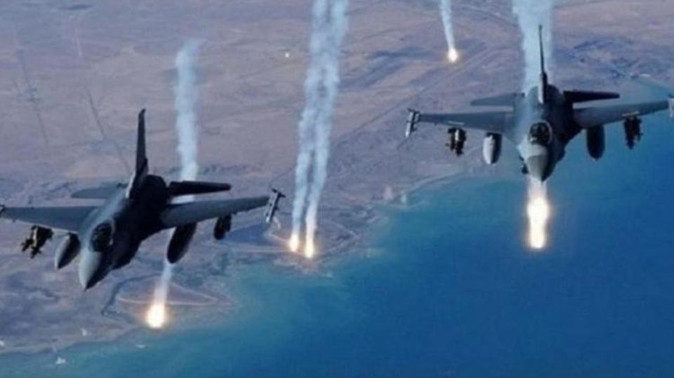 6 غارات جوية للتحالف على تعزيزات قتالية للمليشيا في تعز