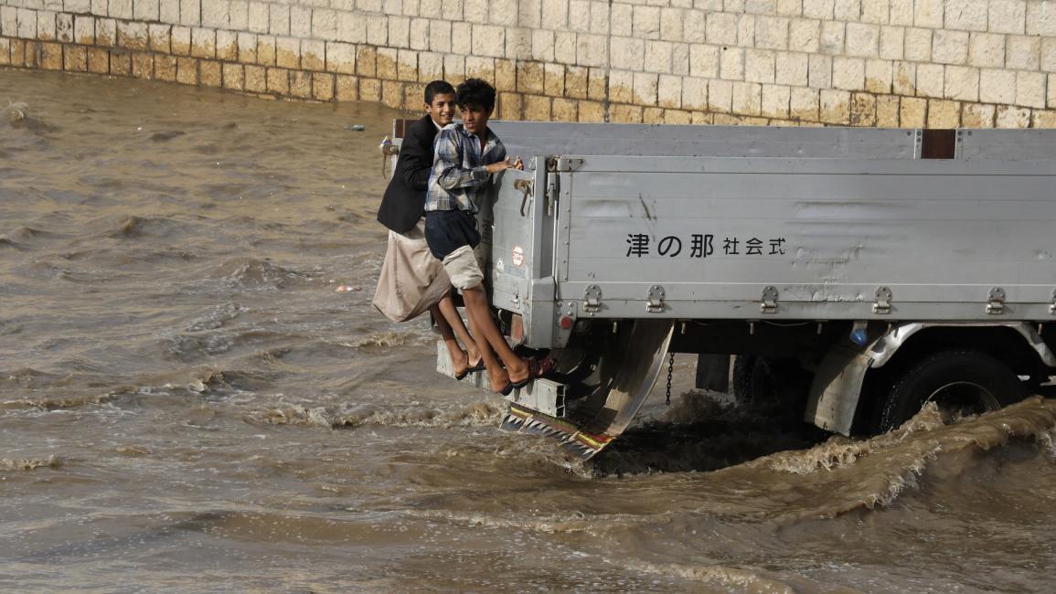 إعلان حوثي حول خسائر السيول في الشمال