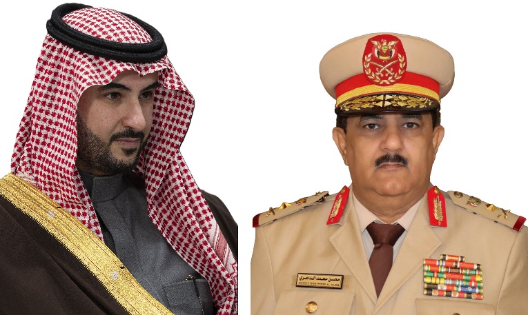 وزير الدفاع اليمني يرد على رسالة الأمير خالد بن سلمان 