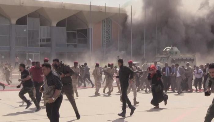 ارتفاع عدد الضحايا إلى 22 قتيلا.. إدانات دولية وعربية للهجوم الذي استهدف مطار عدن
